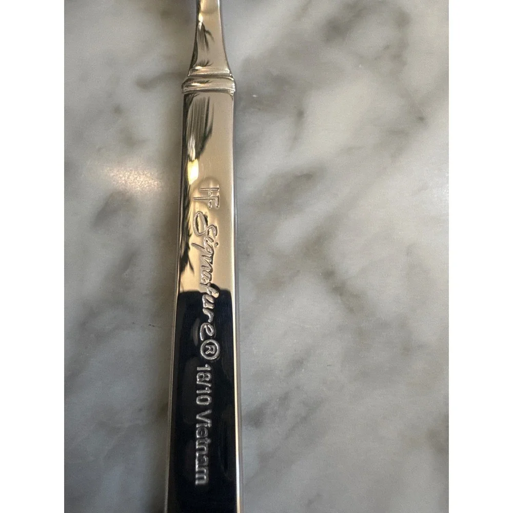 Hampton Forge Signature Tableau 18/10 Stainless Teaspoons Set of 4 Glossy HSVTAB